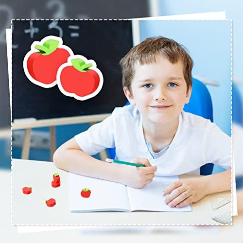 Mini variedade de apagões de maçã para Welcome Back to School Gifts Classing Counting Math Manipulatives Contadores
