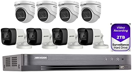 4K/8MP 8CH Turbo HD Sistema de câmeras de segurança analógica CCTV Conjunto: 8MP 8CH DVR híbrido