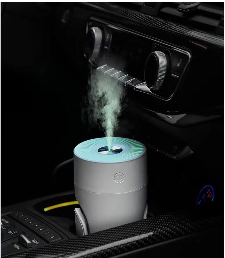 Spray Spray Spray Hatuo Usb Desktop Car AroMaterapy umidificador, branco