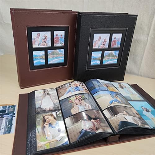 Álbum de inserção de 6 polegadas Zhaoleei 600 Fotos de 6 polegadas Coleção de álbuns de grande capacidade, álbum de fotos de casamento de coleção de fotos de coleta de fotos em família