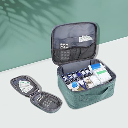 Bolsa de primeiros socorros vazios, saco de armazenamento de medicina pequena, bolsa de resgate de viagens
