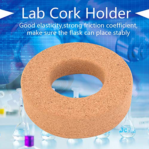 Anel de suporte de cortiça do laboratório, balão de laboratório Cork Stand Good Elasticity com suporte