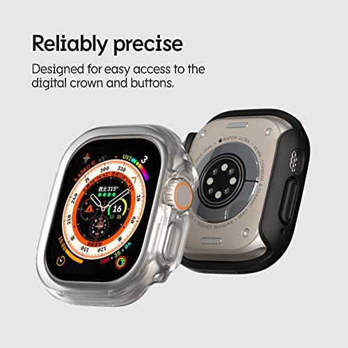 Rhinoshield Bumper Case Compatível com Apple Watch SE & Series 6/5 / 4 [40mm] | Tampa de proteção esbelta - absorvente leve, de choque e não deslizamento - rosa corado