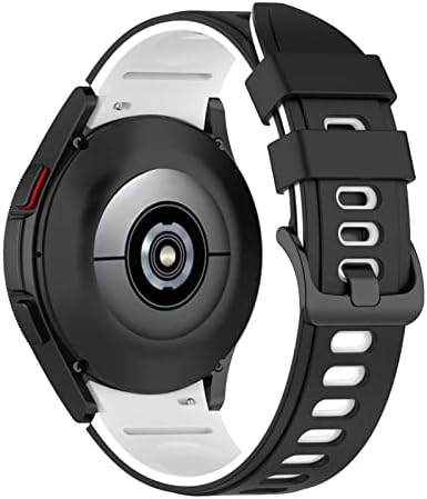 EGSDSE 20mm Sem lacunas Silicone Official Silicone para Galaxy Watch 4 Classic 46 42mm/Watch4 44mm 40mm Bandas