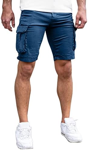 Shorts de carga de meymia mass, 2023 Summer Men Men leve e elástico de rua elástica rápida seca caminhada curta com bolso múltiplo
