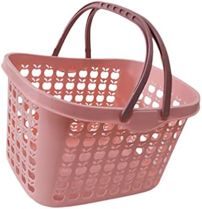 Cabilock FinCer Play Fruit Basket Shopping Casket com Handles Garden Basket Storage Storage Storage