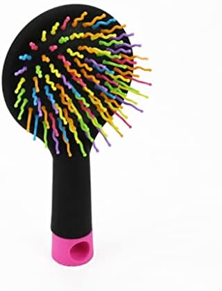Renslat Pin curvo Mulher viajar Defino de cabelo mágico escova de cabeceira de salão de massagem escova de cabelo