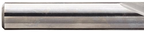 Keo 34314 Solid Carbide High Performance NC Spotting Brills, acabamento não revestido, haste redonda, flauta à direita, ângulo de 142 graus de ponto, diâmetro do corpo de 5/16 , 2-1/2