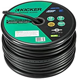 Kicker KMWRGB150 Marine 16Ga de 150 pés/18Ga RGB Wire
