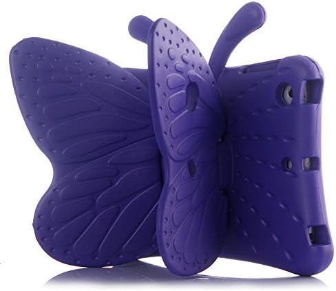 Caso para o Galaxy Tab A 8.0 2019 SM-T290, Kids Light Wood Peso Chete Butterfly Shock Proof Eva