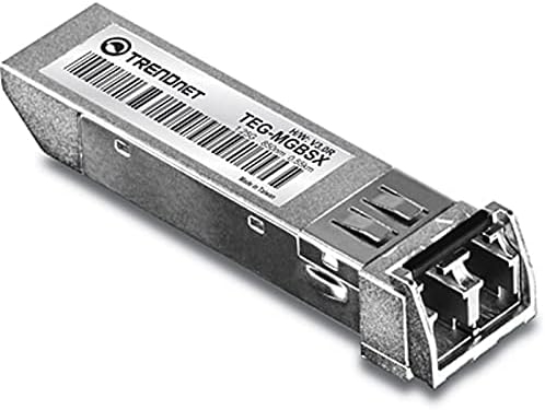 TrendNet 6 portos endurecida Gigabit Poe+ Din-Rail Switch, Módulo LC Black, Ti-PG62 e SFP Multi-Mode, até 550m, mini-GBIC, Hot Pluggable, Silver, TEG-MGBSX