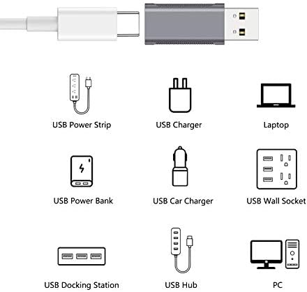 NONDA USB C fêmea para USB 3.0 Adaptador & USB C Adaptador USB 3.0, adaptador USB para USB C, adaptador