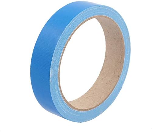 X-dree 20mm de largura azul forte fita adesiva de duto único resistente a desgaste sem tração sem