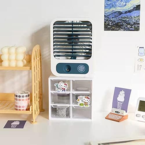 Ventilador de ar condicionado portátil, ventilador de mesa super silencioso, refrigerador de ar evaporativo