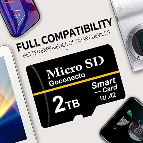 Cartão de memória XC XC 2TB Micro SD + Adaptador SD Pro 2000GB