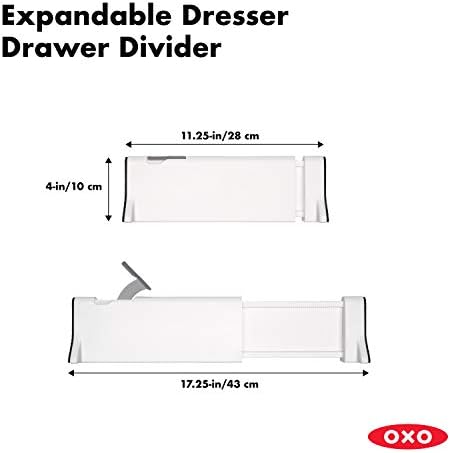 Oxo Good Grips Grips Divisor de gaveta expansível - 2 pacote