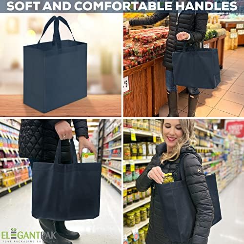 Sacos de compras reutilizáveis ​​elegantes - bolsa de compras durável e ecológica | Bolsa dobrável
