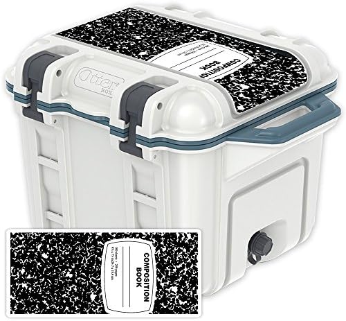 MightySkins Skin Compatível com OtterBox Venture 25 qt Cooler tampa - Livro de composição | Tampa de vinil protetora, durável e exclusiva | Fácil de aplicar | Feito nos Estados Unidos