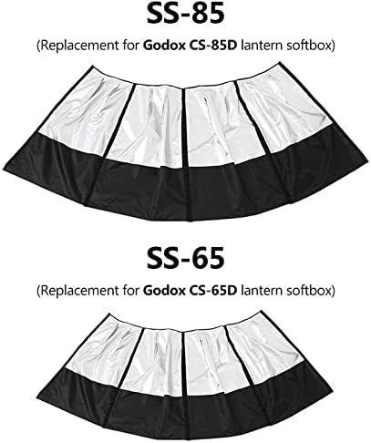 Godox SS-65 Softbox Tampa de 65 cm de saia de sombreamento reflexivo compatível com o modificador de luz