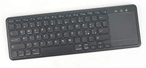 Teclado de onda de caixa compatível com Alienware M17 Gaming - Mediane Keyboard com Touchpad, USB FullSize Teclado PC PC TrackPad sem fio para Alienware M17 Gaming - Jet Black