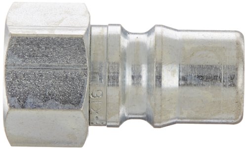 Eaton Hansen 2K16VAA Aço ISO-B Intercâmbio de encaixe hidráulico, plugue com montagem do atuador da válvula, 1/4 -18 NPTF fêmea, 1/4 corpo