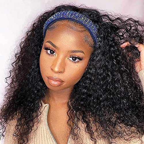 Cabelo queen Destaque Water Water Wave Wig Wig Human Hair Wigs para mulheres negras Brazilian Sconha Senp Wig Gluless Curly Remy Human Hair Wig Products