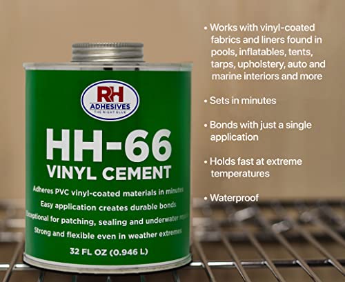 Cimento de vinil HH -66 - 4 onças - Caso de 4 canções