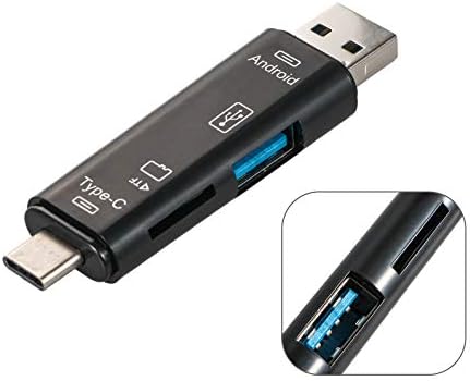 USB tipo C, 5 em 1 USB 3.0 Tipo C/USB/Micro USB SD TF CARTE DE MEMÓRIA Adaptador OTG