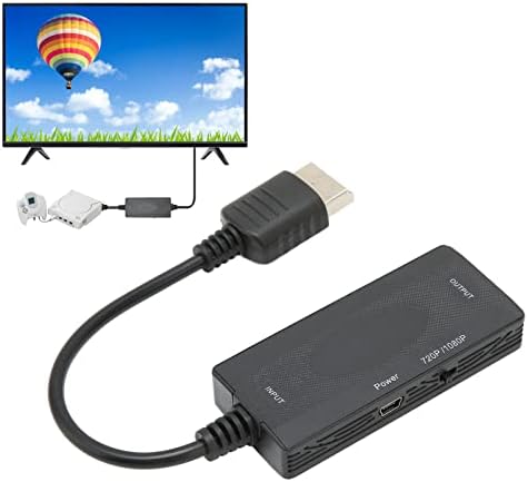Dilwe 1080p for Dreamcast to HDMI Converter, para o adaptador Dreamcast HDMI, com cabo de alimentação