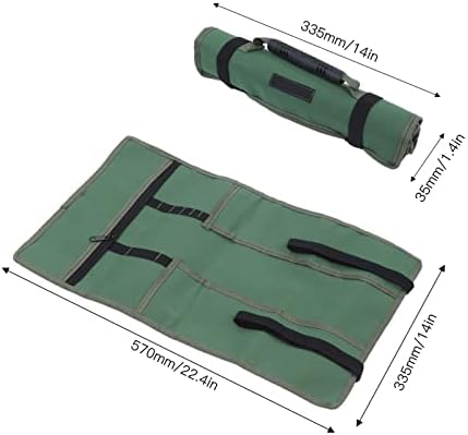 Rolo de ferramenta Roll Bag portátil à prova d'água e à prova de arranhões Bolsa de rolagem multi -funcional Tool