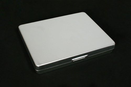 20pcs 1-1/4 Jarra de caixa conjunto de recipientes de alumínio Jóias organizadoras de tampa clara