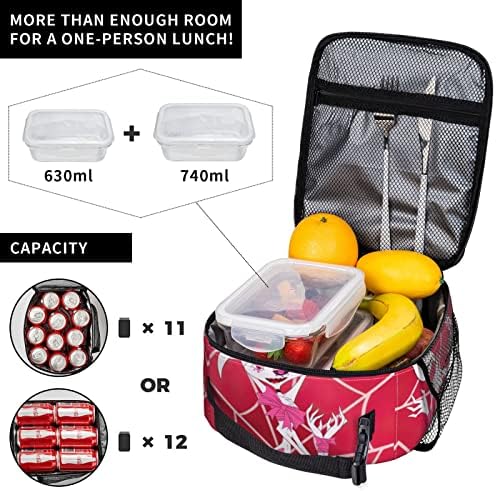 Anime Hazbin Hotel Bag 3D lancheira isolada a calor para almoço reutilizável bolsa térmica Bolsa portátil