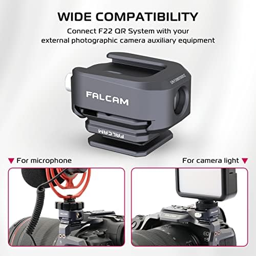 FALCAM F22 RLEASE RLEASE KIT DE MONTAGEM DE FEIO, Adaptador de Flash Câmera Converta o sistema