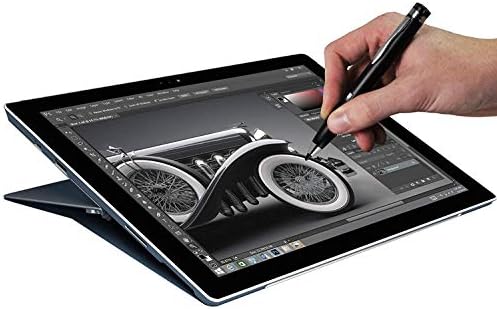 Broonel Silver Mini Fine Point Digital Active Stylus Pen compatível com o HP ZBook 15V 15,6 FHD Mobile WorkStation