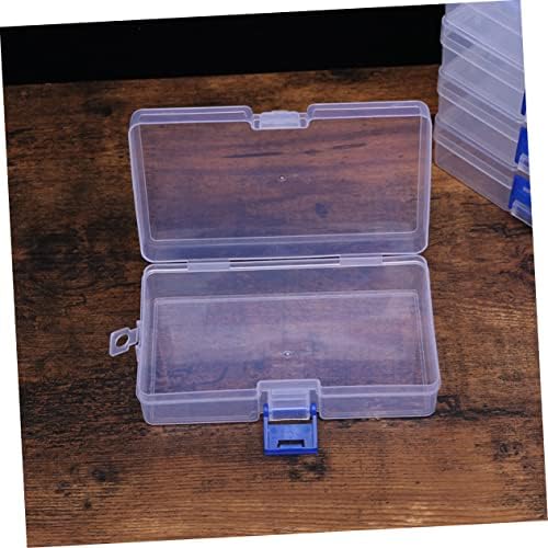 Magiclulu 10pcs jewlrey orgainzer recipientes de plástico transparente caixa de armazenamento plástico caixa de reter bread caixa de armazenamento de plástico transparente caixa de armazenamento caixa de armazenamento de armazenamento de armazenamento caixa de armazenamento de contas