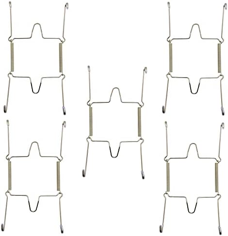 Xinlinke 5pcs 6 polegadas pequenos porta-fios invisíveis de fios de fios com tampa de borracha protetora para bandeja decorativa de 5 a 7