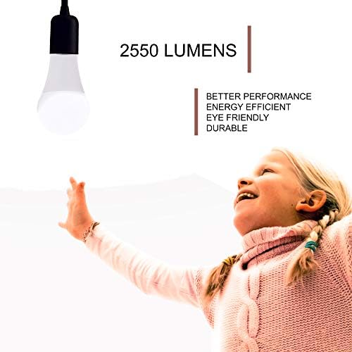 Iluminação Laborate A21 LED lâmpadas - E26, 150W, 2550 Lumens, Iluminação Branca Ultra Brilhante 5000K - Dimmível,
