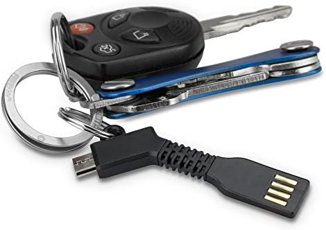 Cabo de ondas de caixa compatível com Gionee S11 Lite - Carregador Micro USB Keychain, Chave de Micro USB para