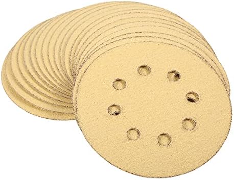 Vejawoods shazhi56 100pc 5 polegadas 125 mm Discos redondos de lixar lençol de lenha de lençol de lençóis moer almofada de polimento 60 80 120 150 220 Ferramenta abrasiva de coragem