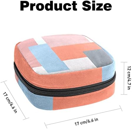 Bolsa de armazenamento de guardanapos sanitários Oryuekan, bolsas de zíper menstrual reutilizável portátil, bolsa