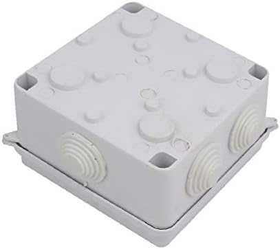 X-Dree 100 x 100 x 70mm Caixa de junção DIY Caixa de conexão do terminal Branco (100 x 70 mm Caja de Conexiones
