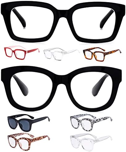 Eyekepper economiza 10% em 5 pacotes mulheres retro grandes óculos de leitura e 4 pacotes Ladies
