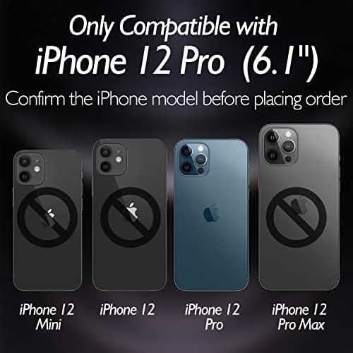 Protetor de tela traseira shacoryze para iPhone 12 Pro [2-Pack], vidro traseiro de vidro [Touch Haptic] Temper Premium HD Clarity Anti-Fingerprint/Scratch Compatible com iPhone 12 Pro