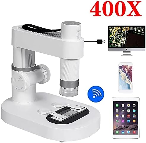 N/A 400X Crianças USB Kit de microscópio portátil digital biológico para telefone PC PC em casa Educacional