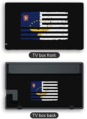 American Açores sinalizadores adesivos protetores adesivos de filme personalizado adesivo completo compatível com nintendo switch