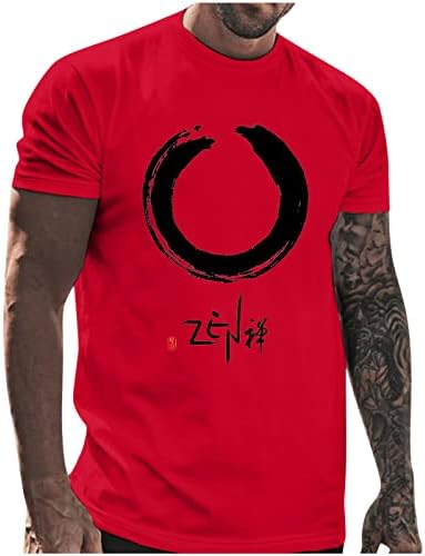 Camisetas semicircle de zdfer para homens, verão de verão, confortável diariamente tampas curtas Crewneck