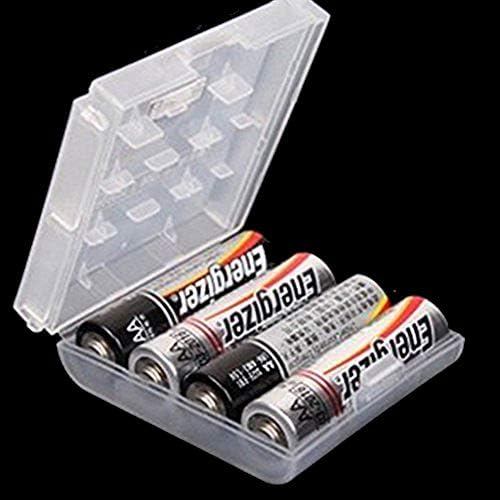 Caixa de armazenamento da bateria Caixa de proteção da bateria Caixa de bateria da bateria AA a AAA Pink 1 PCS