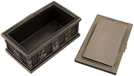 Veronese Design Bonzed Saints Altar Tinket Box
