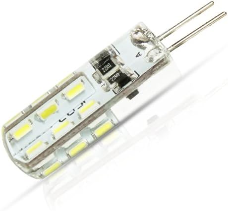 Mengjay® 10x G4 DC12V 1,5W Bulbo LED 24LEDS SMD 3014 Lâmpada de milho LED para lâmpada de cristal lâmpadas de lâmpadas frias brancas frias