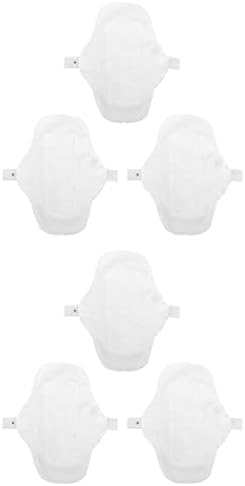 Pantiliners doiTool reutilizável almofada sanitária lavável almofadas menstruais almofadas de pano menstrual almofadas de incontinência leve de calcinha 6pcs briefs